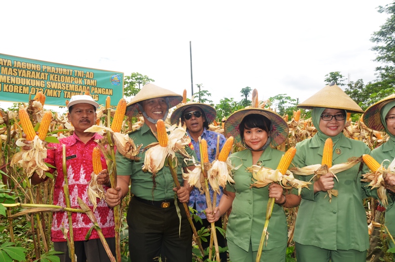 Korem 073/Makutarama Sukseskan Program Ketahanan Pangan